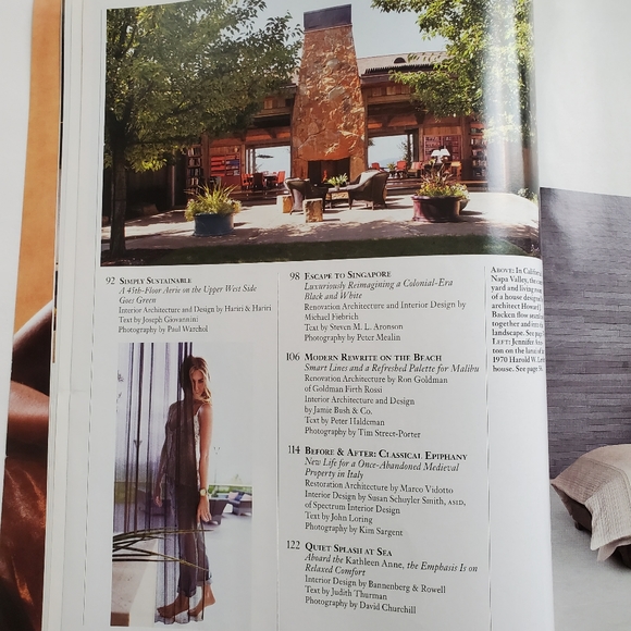 Architectural Digest Mar 2010 Jennifer Aniston in Her New Home - Picture 3 of 10